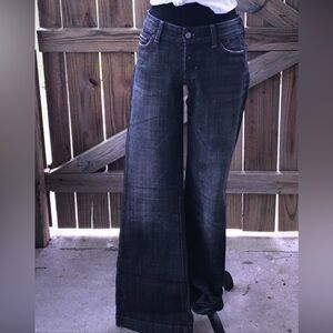 Citizens of Humanity Dunaway Dark Wash Full Leg Low Waist Denim Jeans Size 27